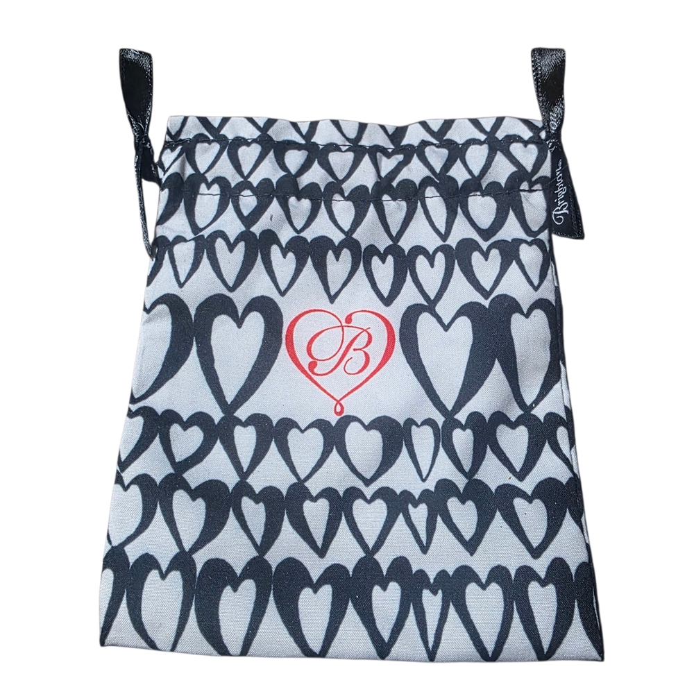 Brighton Black and White Heart Pattern Bag